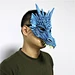 PU foam Ice Dragon Mask